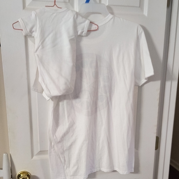 White Pizza Graphic Kids Shirt - Picture 2 of 4